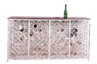 Large White Wine Rack