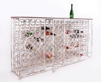 Large White Wine Rack