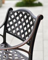 Lattice Design Back Rest on Chair