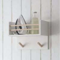 Pine & Beech Wood Multi-Purpose Ironing Shelf