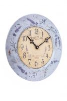 Parisian Perfume Lavender Vintage Wall Clock 
