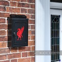 "Liver Bird" Wall Mounted Post Box in Situ Next to the Front Door