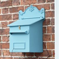Light Blue parcel and post box