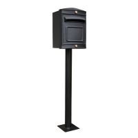 The Rear Opening Sheffield Post Box & Stand