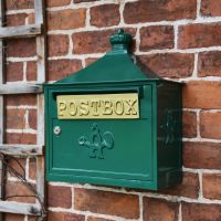 Green "The Suffolk" Post or Parcel Box