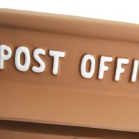 Slim King George Post Box 