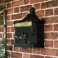 “Midnight" Black Huntington Wall Mounted Post Box