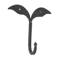 Leaf Beeswax Iron Coat Hook