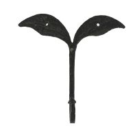 Leaf Beeswax Iron Coat Hook