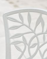 Close Up of Leaf Pattern on Chair 