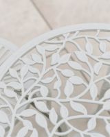 Close Up of Leaf Design Table 