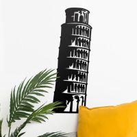 Leaning Tower of Pisa Wall Art in Situ in the Sitting Room