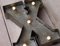 Letter X Wall Light