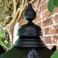 Close up of finial 
