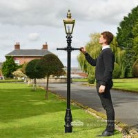 Harrogate Polished Brass Lamp Post Range 2.25m