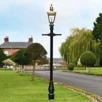 Harrogate Polished Brass Lamp Post Range 2.25m