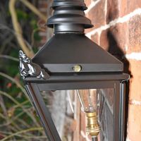Side view of Harrogate Wall Lantern 