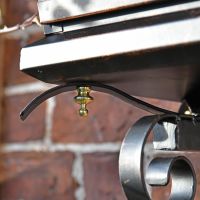 Close up of "Mosebly Manor" fixings 