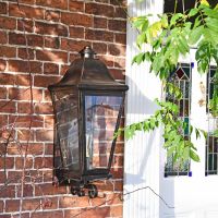 "Mosebly Manor" Wall Lantern in full 