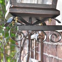 Close up of scroll framework 