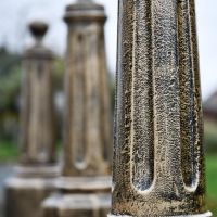Close up of detailed column 
