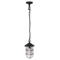 Black Nautical Outdoor Pendant Light