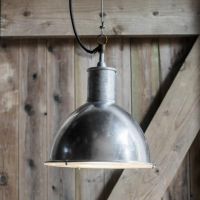 Galvanised Steel Outdoor Pendant Hanging Light