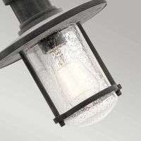 Linton Modern Hanging Chain Lantern Glass Detail