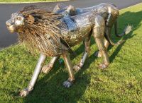“Aslana Lioness" and "Prince of the Pride Lion” Garden Sculpture