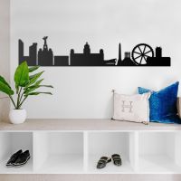 Metal Liverpool Skylinein Situ in the Home