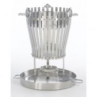 "Vulcan" Log Burner in Stainless Steel