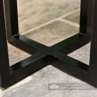 Log Style Side Table Base