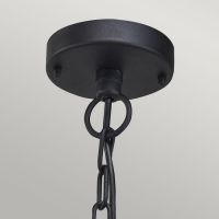"Lyngen" Single Bulb Contemporary Hanging Chain Lantern Ceiling Mount