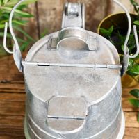 Close-up of the Top of the Galvanised Watering Can