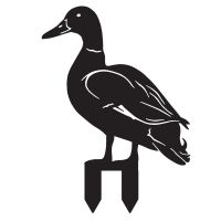 Mallard Drake Silhouette in a Black Finish