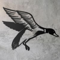 "Mallard" Duck Wall Art in Situ on a Rustic Wall