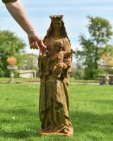 Scale image of mother mary & baby garden statue