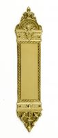 "Valentia Place" Brass Ornate Finger Plate and Door Plate