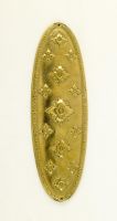 "Darland House" Oval Ornate Finger Plate and Door Plate