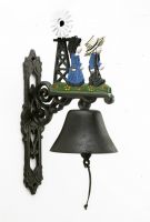 Cast Iron Hand Painted Garden Bell - Jack and Jill