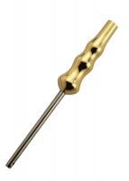 Standard Design Tiller Pin in a Polished Brass Finish