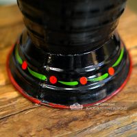 “Daintree” Hand Painted Iron Narrowboat Coal Hod or Umbrella Stand - Black 