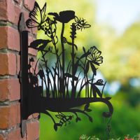 Hanging Basket Bracket with Meadow Topper