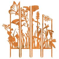 Meadow Iron Panel Silhouette in a Rustic Finish