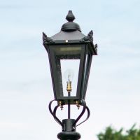 Medium Black Victorian Lamp Post Top