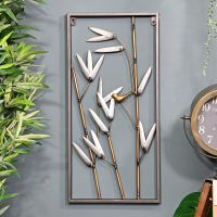 Bamboo Metal Wall Art Created Out of Metal Metal 