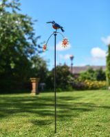 Metal "Kingfisher" Balancing Garden Spike
