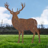 Rustic Large Stag Silhouette 