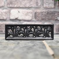 Cast iron air vent 9 x 3 finished in black