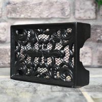Ornate 9" x 6" Cast Iron Air Brick